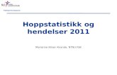 Hoppstatistikk og hendelser 2011