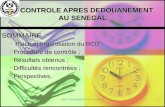 CONTROLE APRES DEDOUANEMENT AU SENEGAL