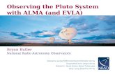 Observing the Pluto System with ALMA (and EVLA)
