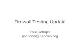Firewall Testing Update