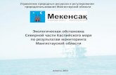 Экологическая обстановка  Северной части Каспийского моря  по результатам мониторинга