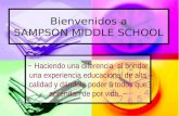 Bienvenidos  a SAMPSON MIDDLE SCHOOL