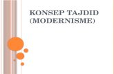 KONSEP TAJDID (modernisme)