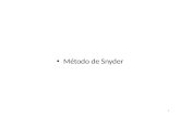 Método de Snyder