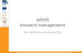 APSYS Inovační management