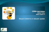 CRM- системы Quick Sales Sales Expert 2