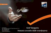 ICAP Bulgaria Новата онлайн  B2B  платформа