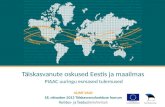 Täiskasvanute oskused Eestis ja maailmas  PIAAC  uuringu esmased  tulemused