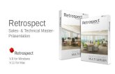 Retrospect Sales- & Technical Master-  Präsentation