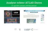 Analyse echter ATLAS-Daten