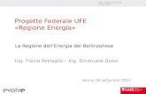 Progetto Federale UFE  «Regione Energia»