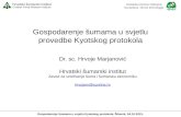 Gospodarenje šumama u svjetlu provedbe  Kyotskog  protokola