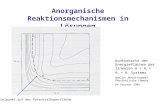 Anorganische Reaktionsmechanismen in Lösungen