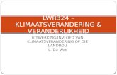 LWR324 – KLIMAATSVERANDERING & VERANDERLIKHEID
