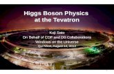 Higgs  Boson  Physics  at  the  Tevatron