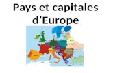Pays et capitales d’Europe
