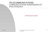 TELECOMMUNICATIONS  COMMUNICATIONS NUMERIQUES ET ANALOGIQUES