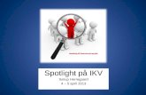 Spotlight på IKV Sørup Herregaard 4 – 5 april 2013