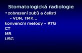 Stomatologická radiologie