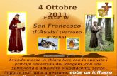 Festa  di  San Francesco d’Assisi  (Patrono d’Italia)