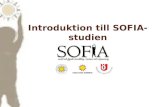 Introduktion till  SOFIA-studien
