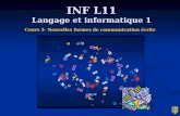 INF L11 Langage et informatique 1