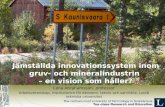Jämställda innovationssystem inom gruv- och mineralindustrin  – en vision som håller?