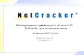 Многоуровневая архитектура в системе  OSS NetCracker  для операторов связи