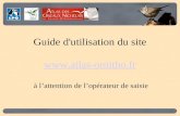 Guide d'utilisation du site atlas-ornitho.fr  à l’attention de l’opérateur de saisie