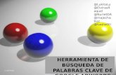 HERRAMIENTA DE BÚSQUEDA  DE  PALABRAS CLAVE DE GOOGLE ADWORDS