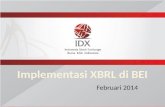 Implementasi  XBRL di BEI