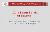 Il Bilancio di missione dell’Ordine degli Psicologi  dell’Emilia Romagna