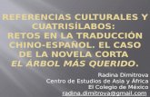 Radina Dimitrova Centro de  Estudios  de Asia y  Á frica El Colegio de México
