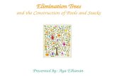 Elimination Trees and the Construction of Pools and Stacks