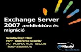 Exchange Server 2007  architektúra és migráció