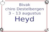 Bivak chiro Destelbergen 3 – 13 augustus