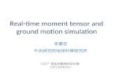 Real-time moment tensor and ground motion simulation