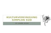 Kulturvereinigung  Simplon  Süd