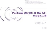 Porting US/OC-II On ATmega128