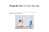 Pogoboards  Cheat Notes