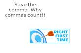 Save the comma! Why commas count!!