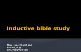 Inductive bible study