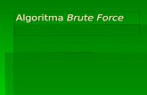 Algoritma  Brute Force
