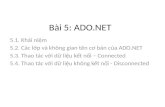 Bài 5: ADO.NET