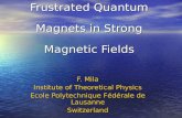 Frustrated Quantum Magnets in Strong Magnetic Fields