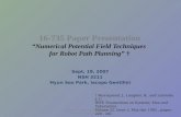 16-735 Paper Presentation “Numerical Potential Field Techniques  for Robot Path Planning”  †
