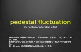 pedestal  fluctuation