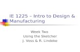 IE 1225 – Intro to Design & Manufacturing