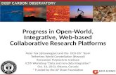 Progress in Open-World, Integrative, Web-based Collaborative Research Platforms