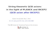 String theoretic QCD  axions       in the light of PLANCK and BICEP2